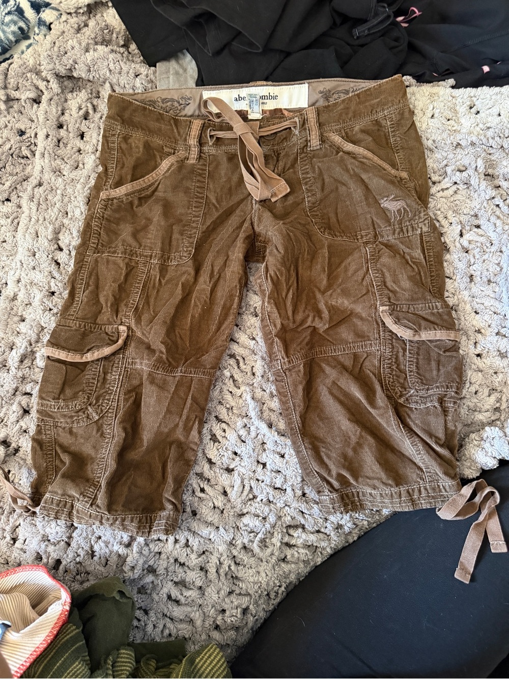 Abercrombie & Fitch Brown Cargo Shorts